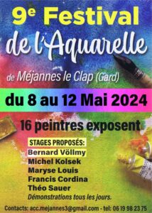 9e Festival d'aquarelle de Méjannes-le-Clap