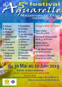 5ème Festival d'aquarelle de Méjannes-le-Clap
