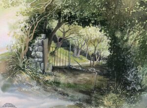 AQUARELLES Alcove des oliviers