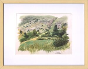 AQUARELLES Baignoire de chlorophylle