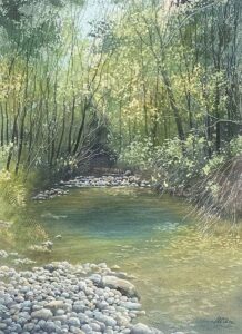 AQUARELLES Cailloux-Plage
