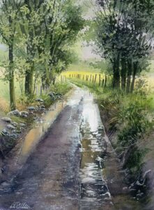 AQUARELLES Le chemin des gouilles