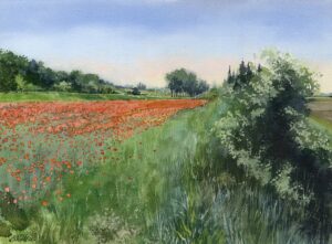 AQUARELLES Comète