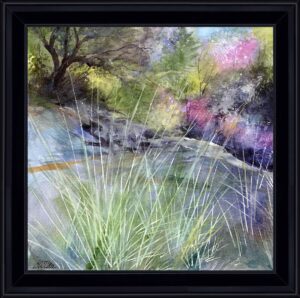 AQUARELLES Décor de joncs