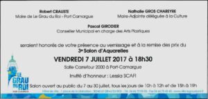 3ème Salon d'aquarelles
