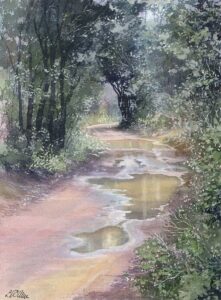 AQUARELLES Gouilles de boue