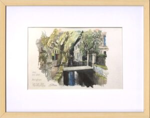 AQUARELLES La rue des teinturiers