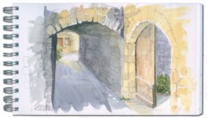 AQUARELLES Le portail