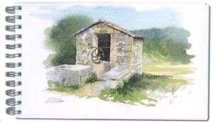 AQUARELLES Le puits