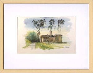 AQUARELLES Notre Dame se profile