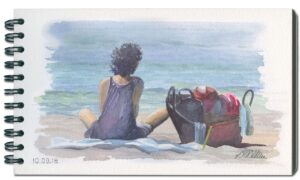AQUARELLES La plage