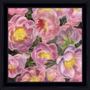 AQUARELLES Roses pivoines