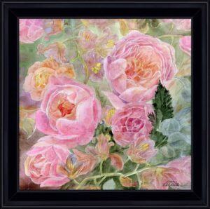 AQUARELLES De roses vêtues