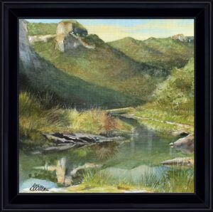 AQUARELLES Un Gardon bien gardé